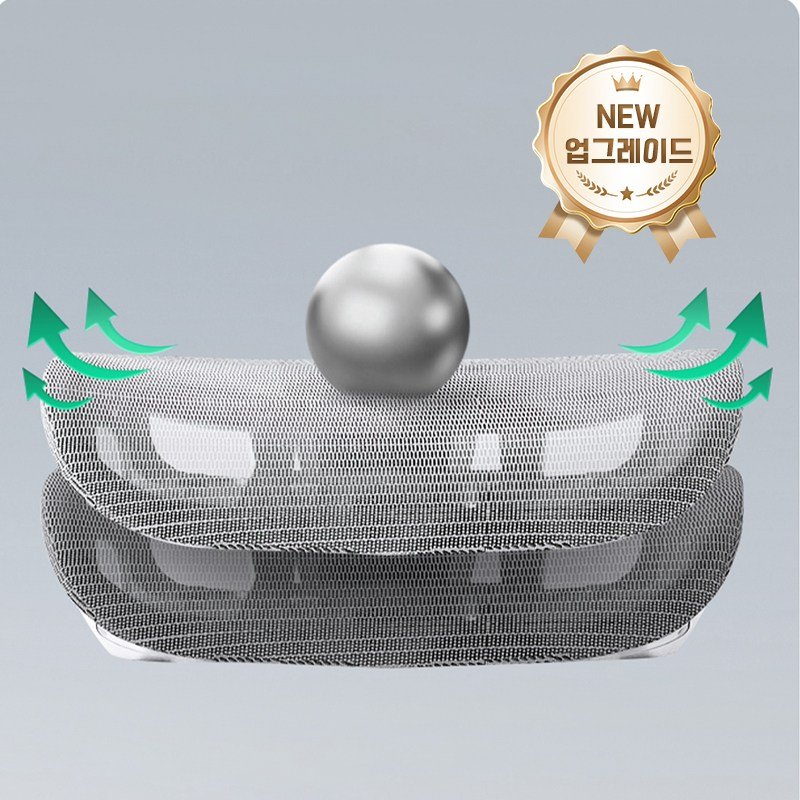 HOMEY NEST 풀메쉬 인체공학 3D 요추 허리보호 게이밍 컴퓨터의자 HN-OC1006LK, 블랙할인 상세 이미지 1