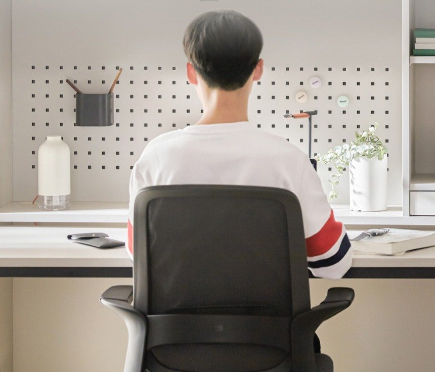 일룸 로이모노 다리형 책상 방문설치, 화이트쿠폰할인 상세 이미지 1