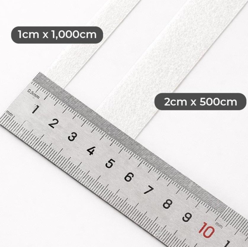 주식회사아텍스 다리미 필요없는 양면접착 옷수선 테이프 1cm x 10m, 화이트, 1개 상세 이미지 2