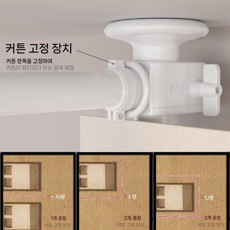원룸 분리 파티션 커튼 공간분리 상세 이미지 2