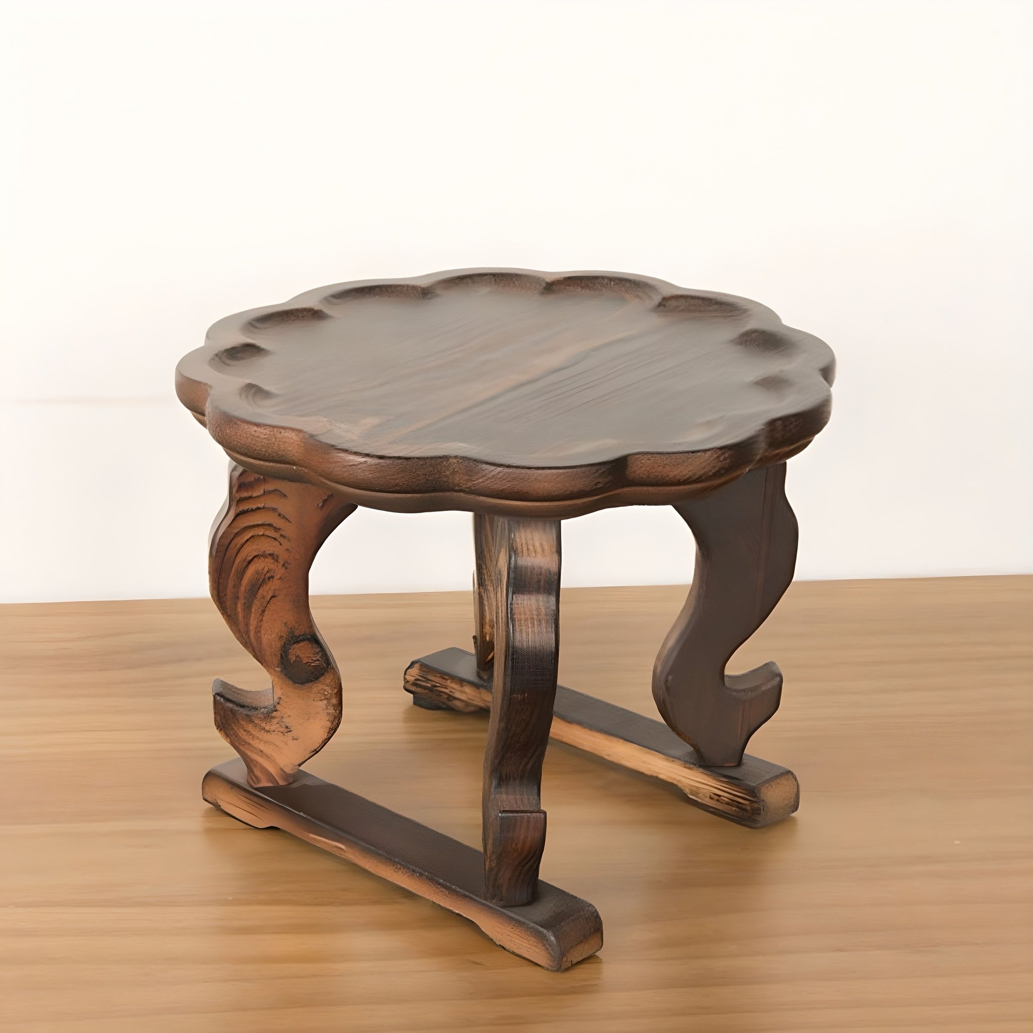 온결 8각 원형 소반 R 300mm x H 150mm, 엔틱, 1개 상세 이미지 2