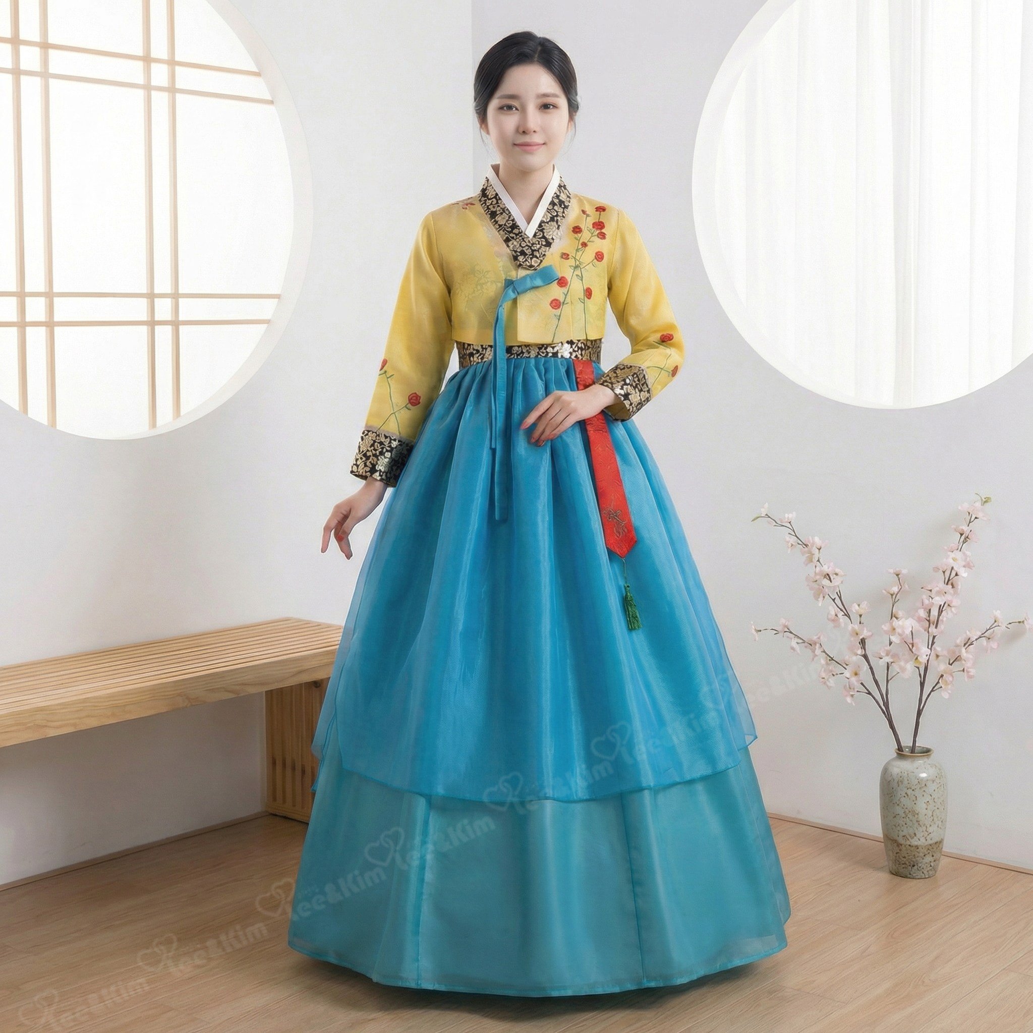 리앤킴 여성 전통 한복 세트 WA248 상세 이미지 1