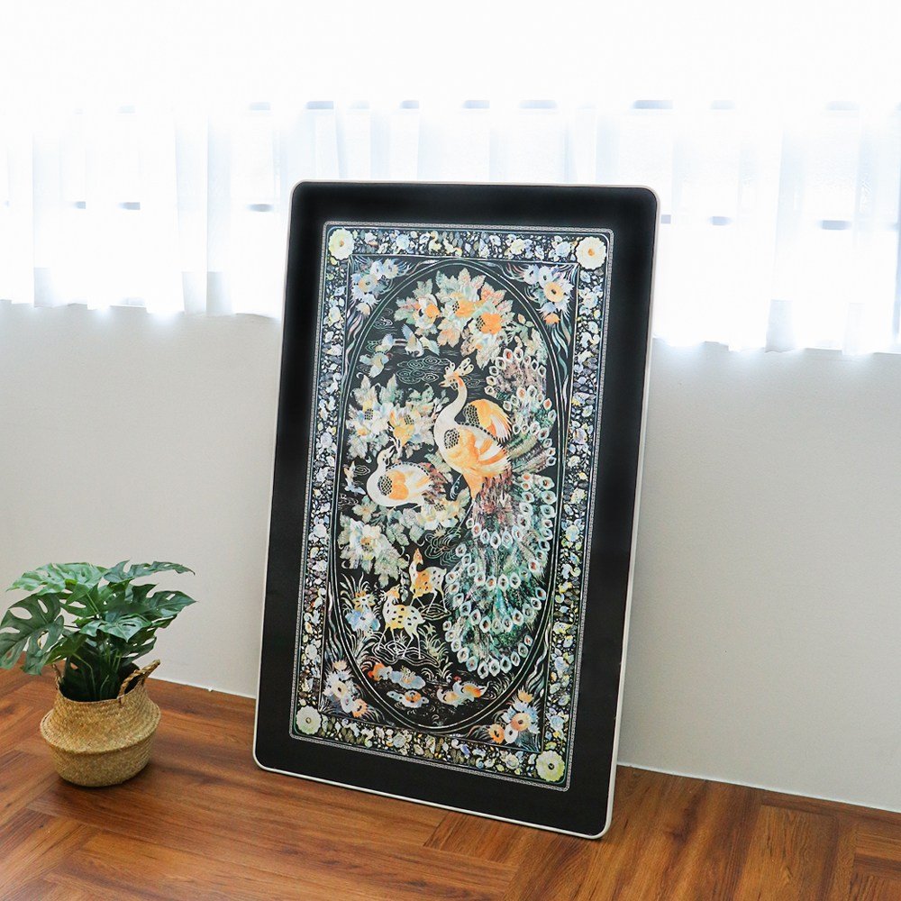 온결 8각 원형 소반 R 300mm x H 150mm, 엔틱, 1개 상세 이미지 2