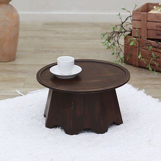 온결 8각 원형 소반 R 300mm x H 150mm, 엔틱, 1개
