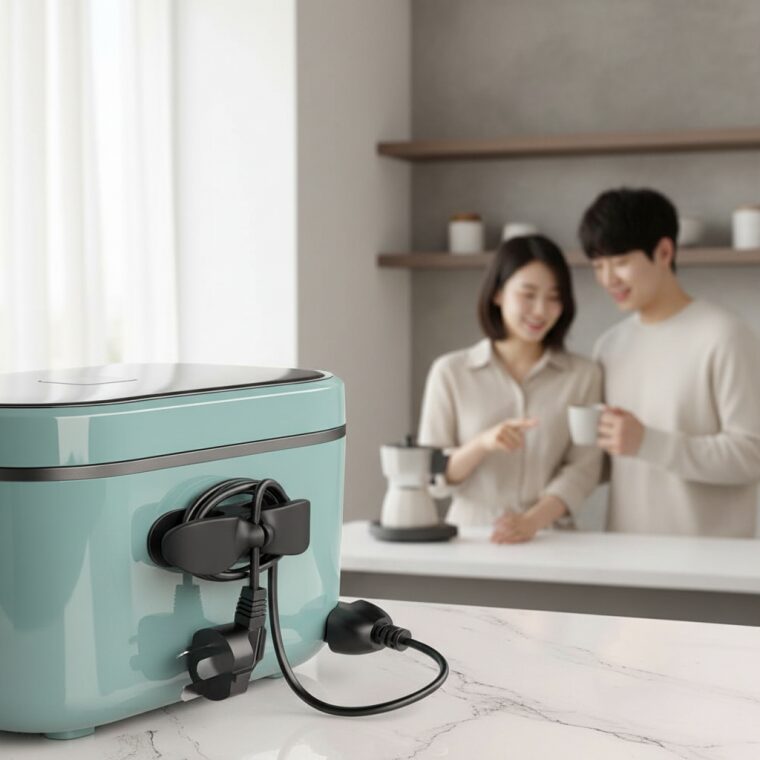 카마모 무타공 멀티탭선반 책상 컴퓨터 전선정리 멀티탭 콘센트 거치대 정리함, 1개, 블랙 상세 이미지 1