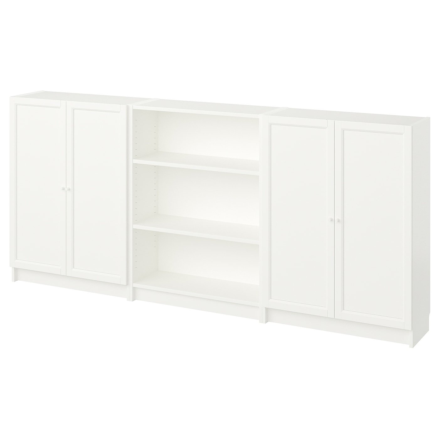 이케아 빌리+옥스베리 책장 선반장 3단 2400mm, 1개 상세 이미지 1