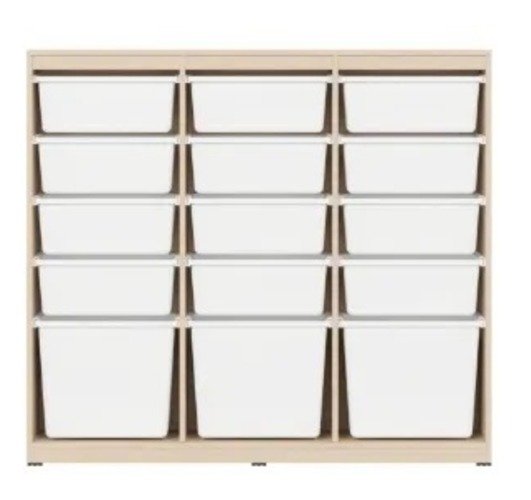 한샘 샘키즈 수납장 1305 브라운, 몸통(라이트메이플), 박스(화이트+베이지+브라운), 5단쿠폰할인 상세 이미지 1